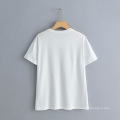 New Nordic Beauty Character Printed Short Sleeve T-shirt